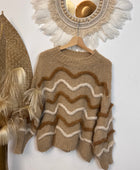 Pull d’hiver beige