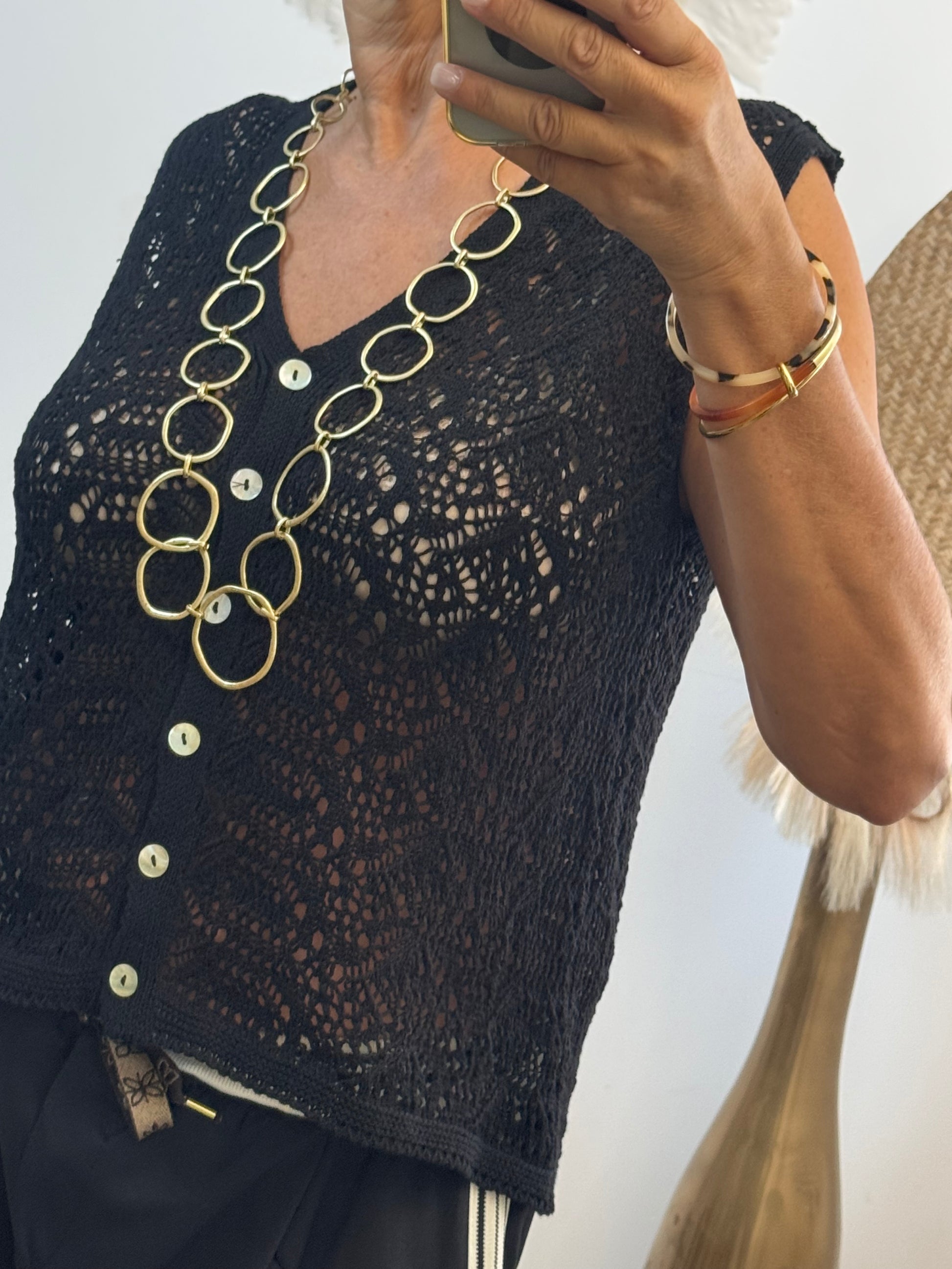 Gilet Adam noir