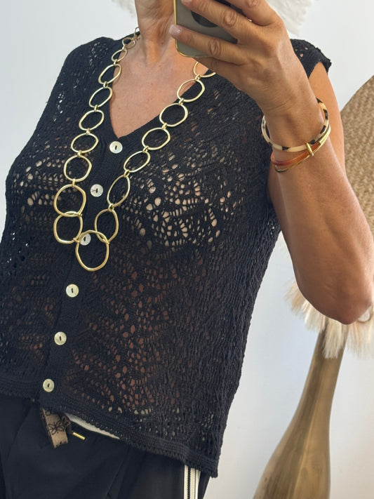 Gilet Adam noir