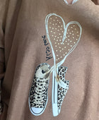 Pull kiss love joli forme camel