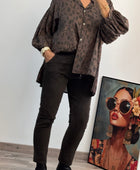 Pantalon velours côtelé marron taille du 38 au 46