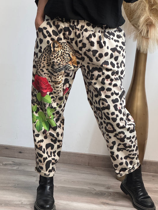 Pantalon suédine Léo