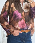 Blouse Lola marron