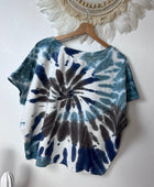 Sweat tie and dye marine / bleu