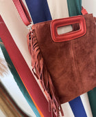 Sac cuir véritable brique