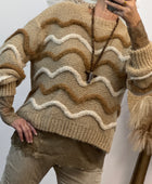 Pull d’hiver beige