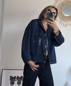 Veste casuel gold marine