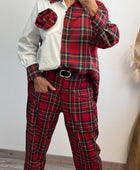 Chemise tartan rouge TU 40/46