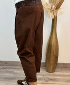 Pantalon Lorenzo marron