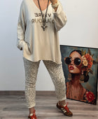 Pull beige vivre d’amour TU 40/50
