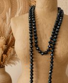 Collier perles noires