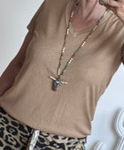 Teeshirt camel reflet doré TU 36/42
