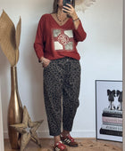 Pantalon Léo taupe TU 40/48