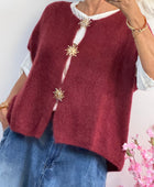 Gilet édition étoiles bordeaux TU 38/48