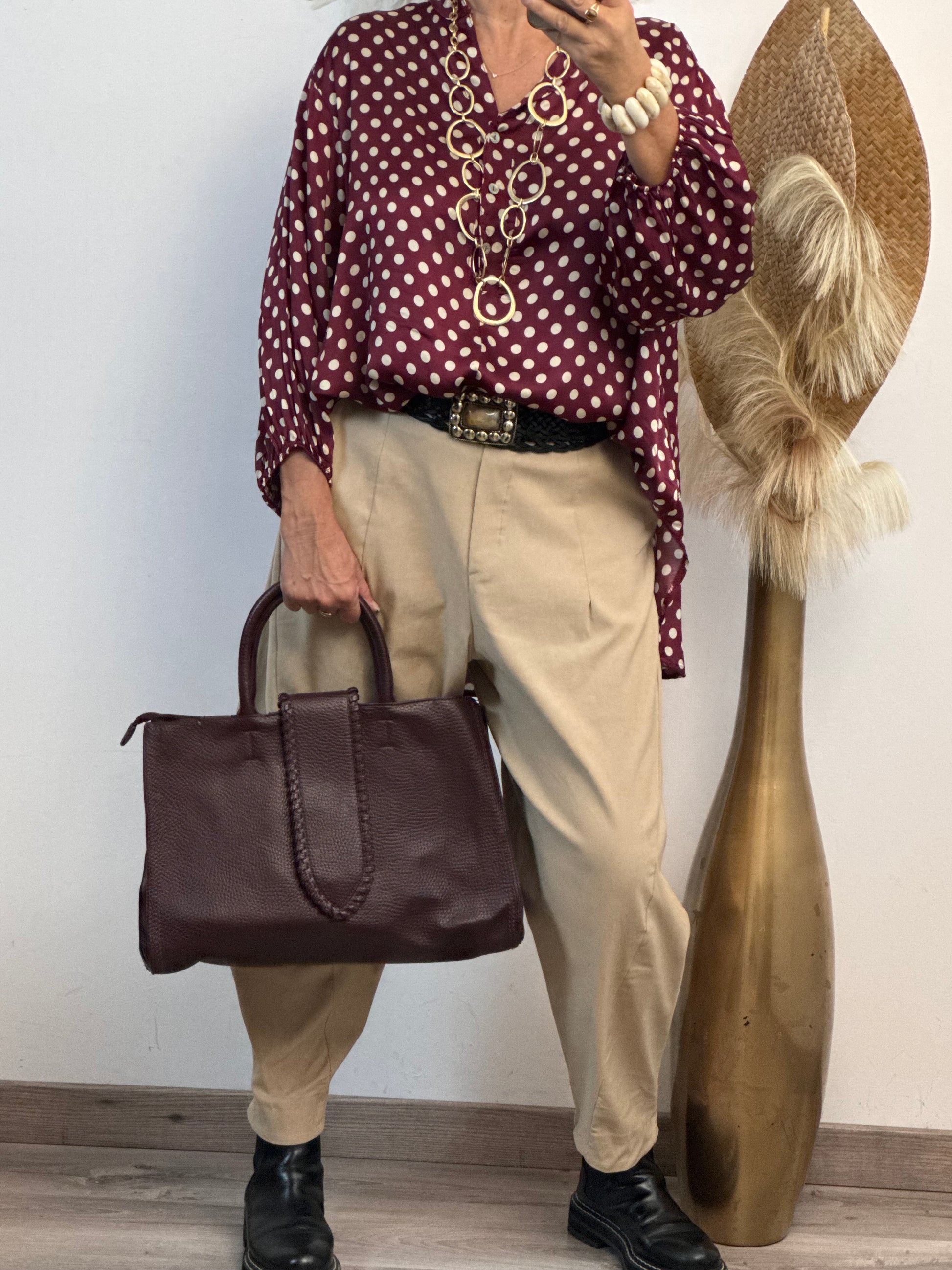 Pantalon Alex beige