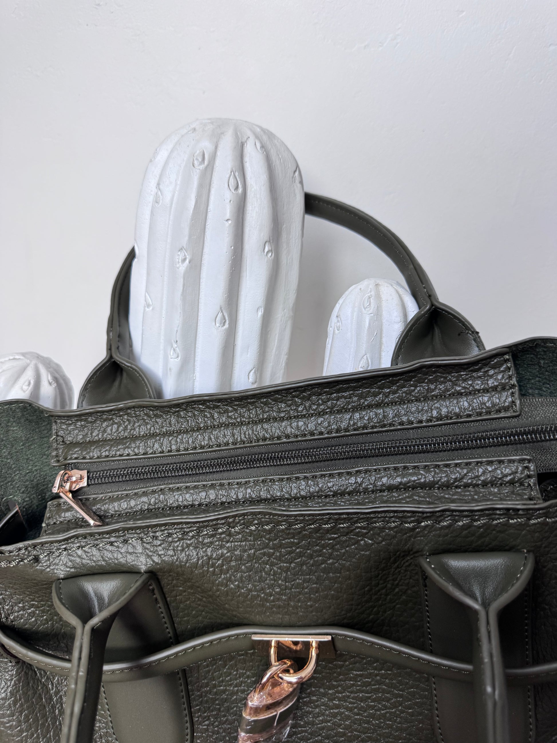 Sac à main kaki