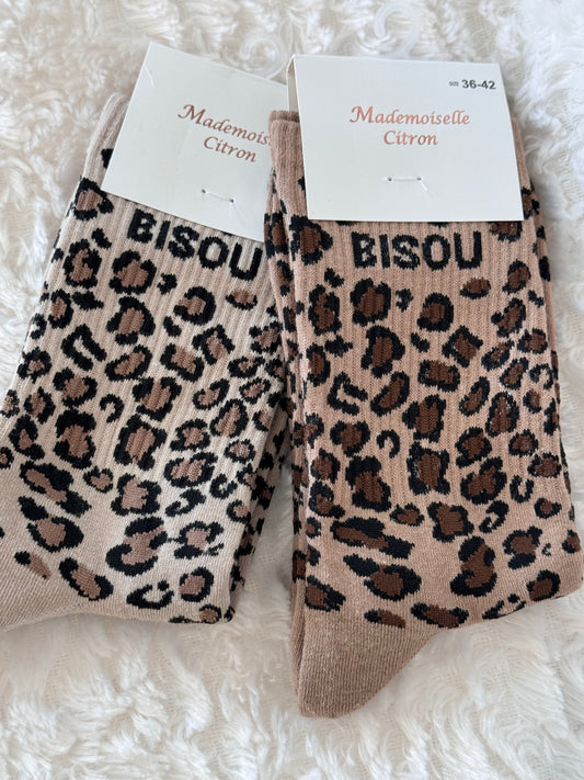 Chaussette Léo bisou