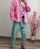 Pantalon saroual vert d’eau