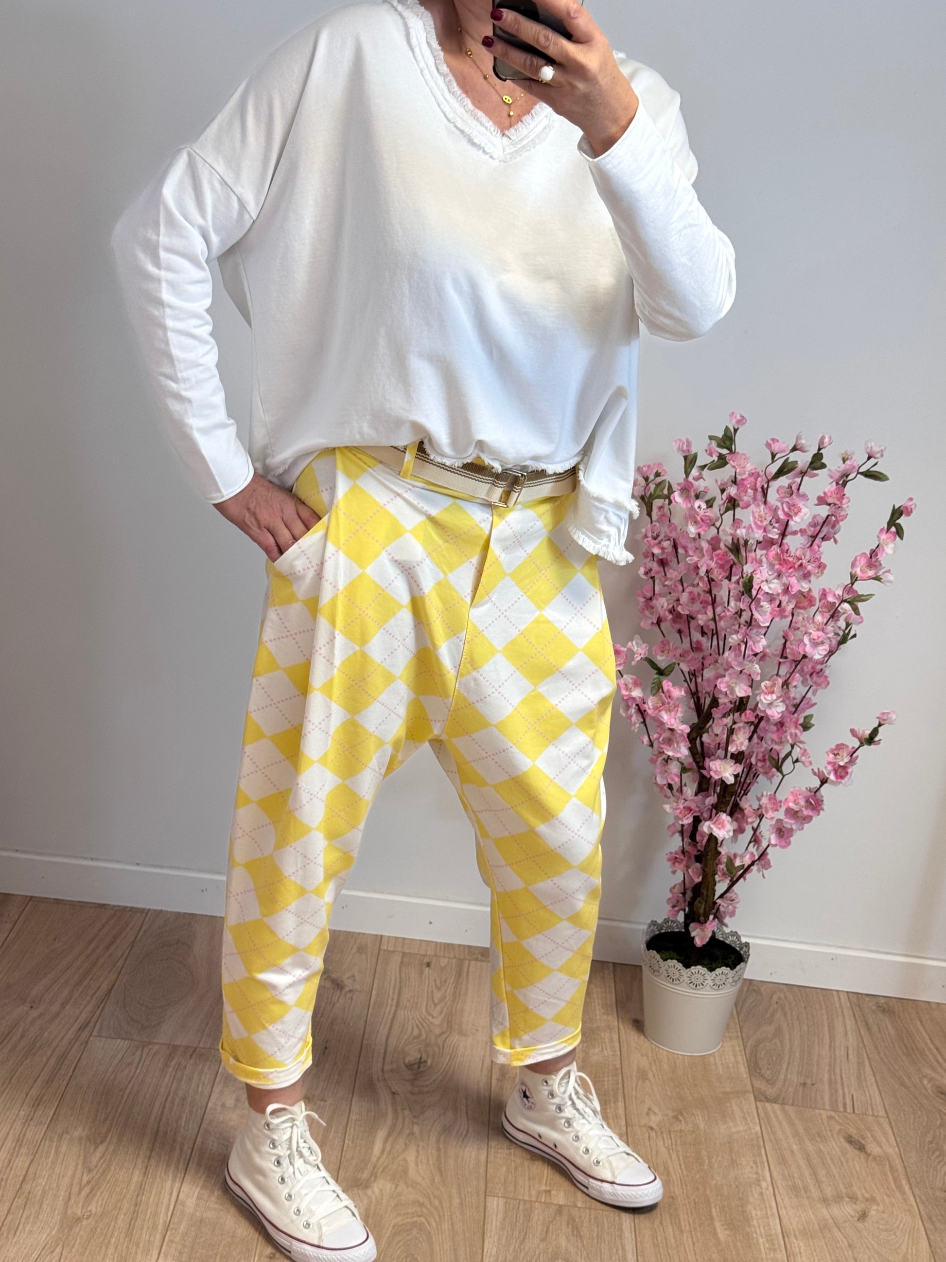 Teeshirt blanc oversize