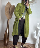 Manteau vert pistache
