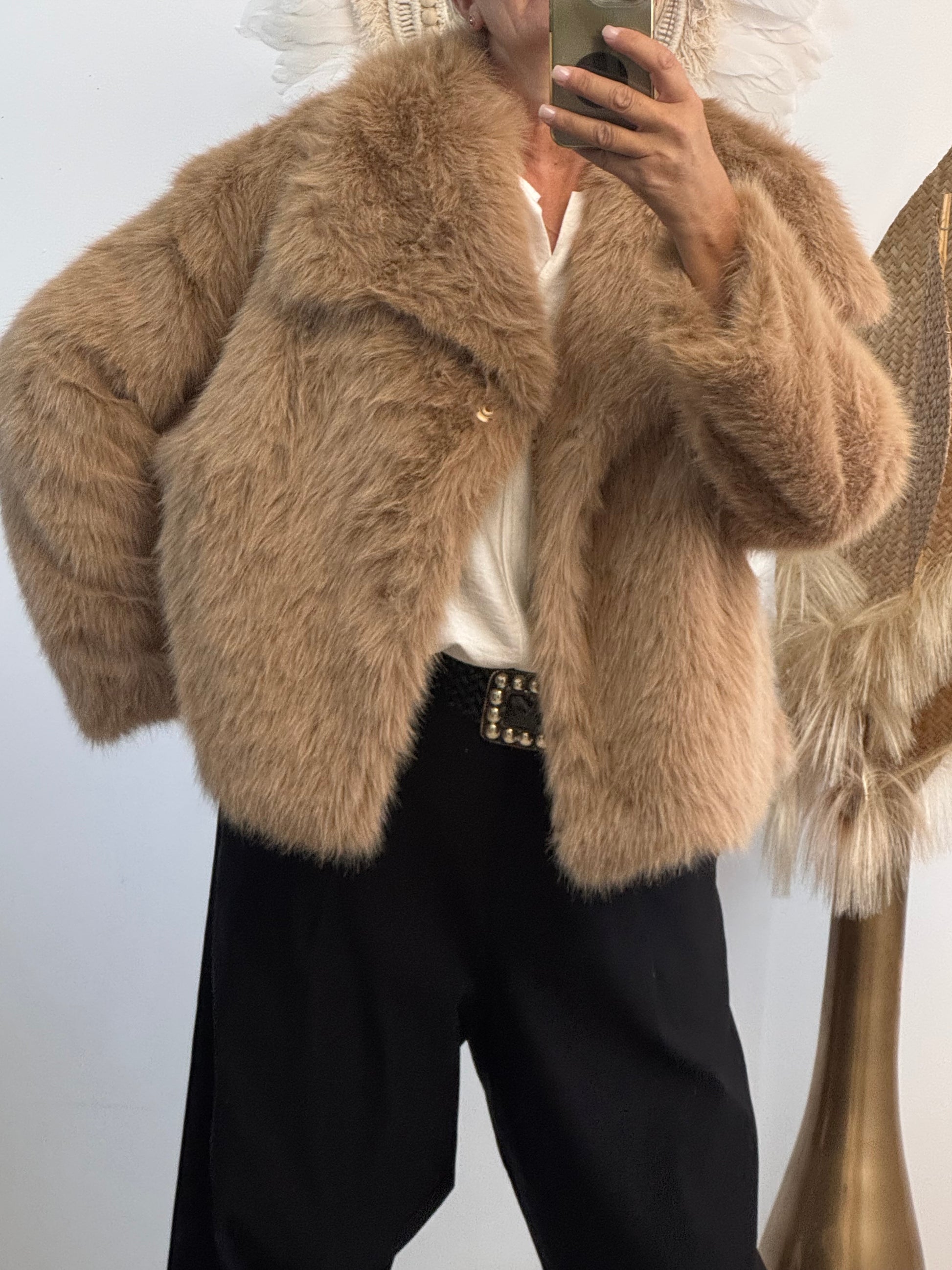 Veste Mia camel