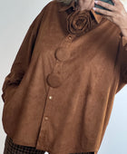 Chemise ou veste Louiza camel