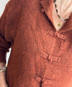 Cardigan Kyoto terracotta