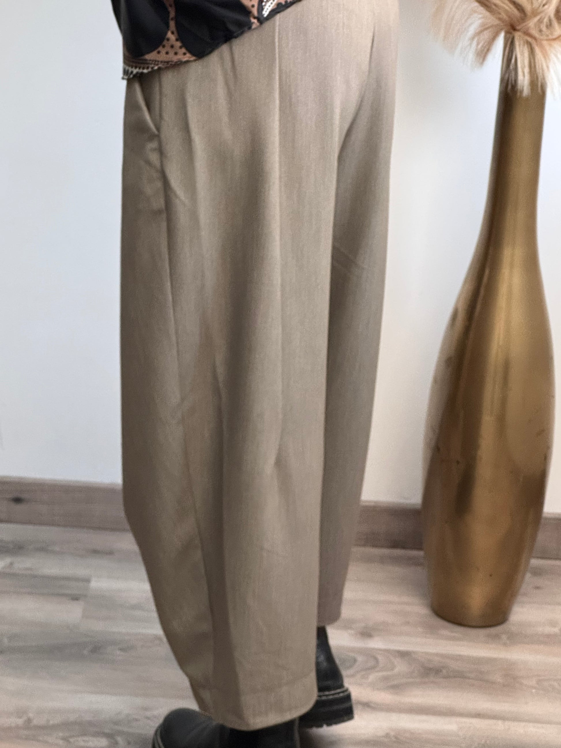 Pantalon balloon Lucas taupe TU 36/42