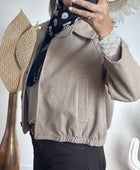 Veste courte beige