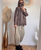 Veste blazer carreaux