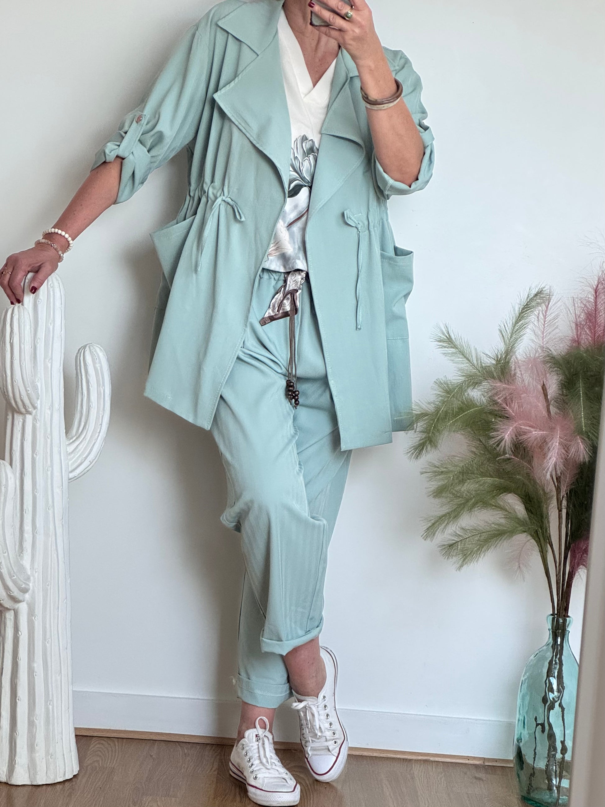 Veste Louisa vert TU 42/48