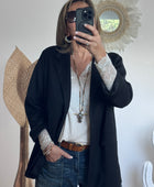 Veste blazer casuel noir TU 40/48