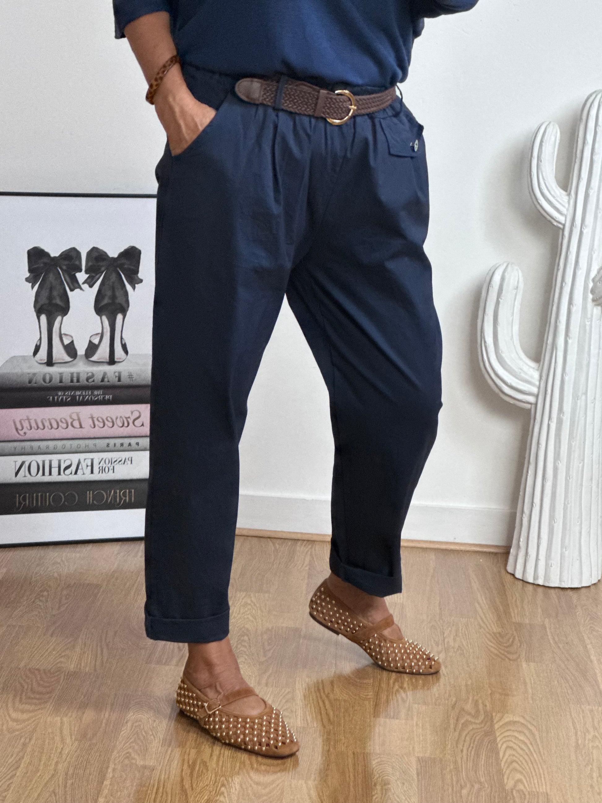 Pantalon confort Arthur marine TU 38/48