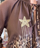 Blouse étoile dorée