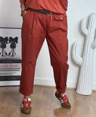 Pantalon confort Arthur terracotta TU 38/48