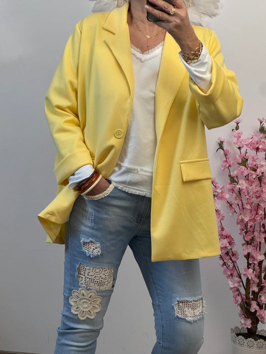 Blazer casuel jaune TU 40/48