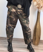 Pantalon loose camouflage
