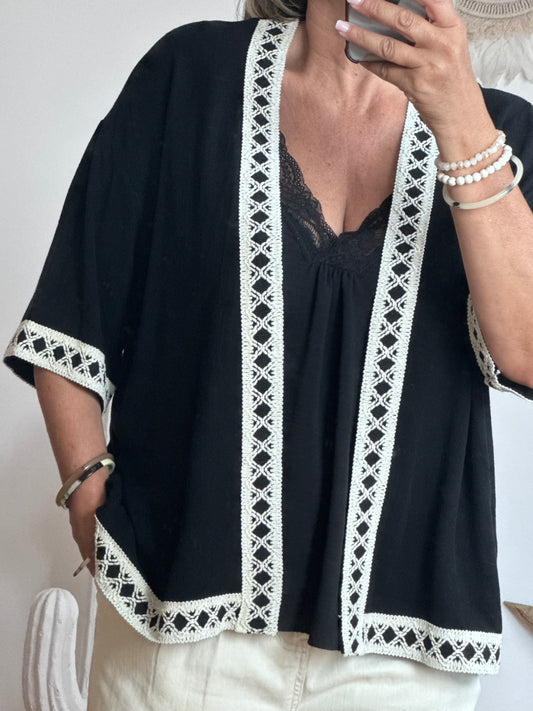 Veste noire Juliette