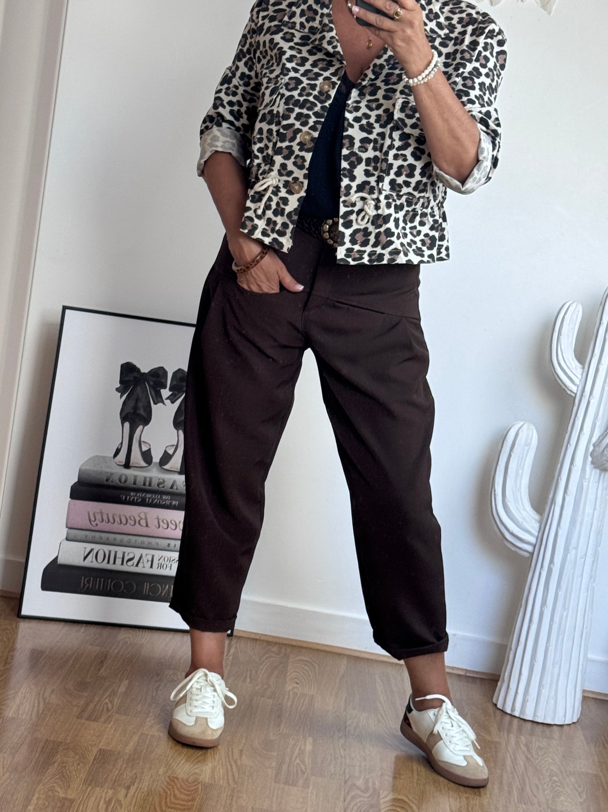 Pantalon Gabriel marron TU 36/42