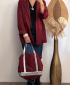 Blazer casuel bordeaux