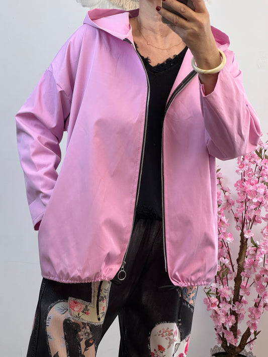 Veste coupe vent rose TU 36/44