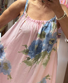 Robe fleurie rose