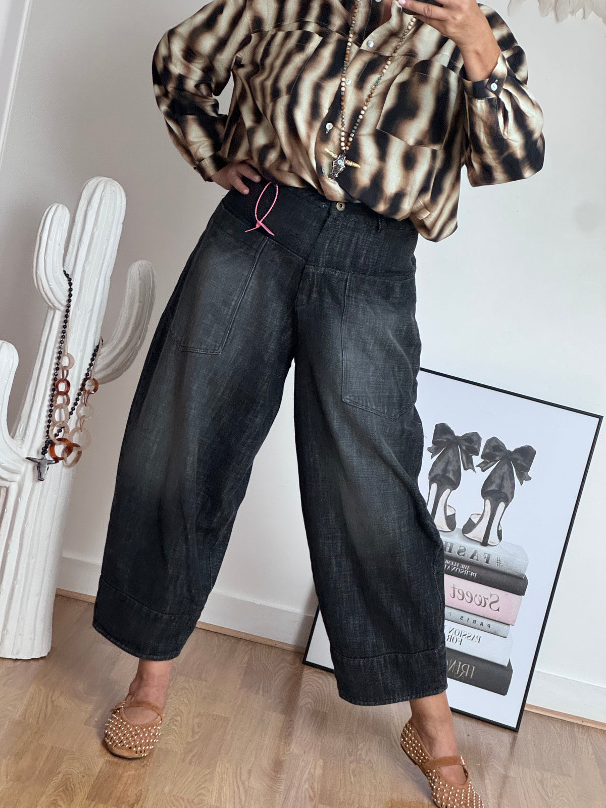 Jeans Trionfale  black Banditas From Marseille