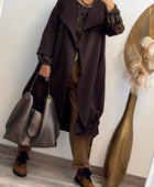 Manteau Authur marron