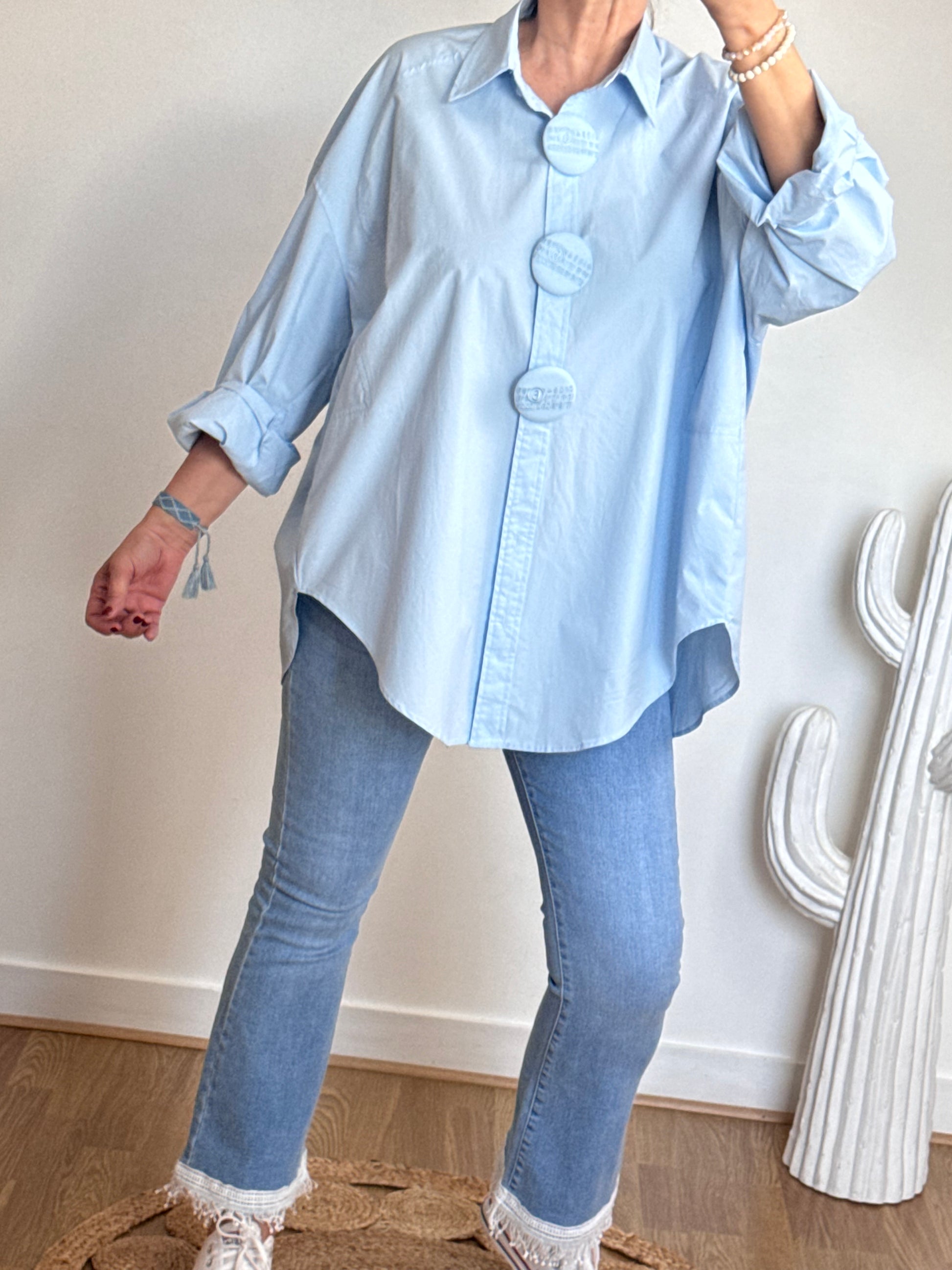 Chemise Capucine bleu
