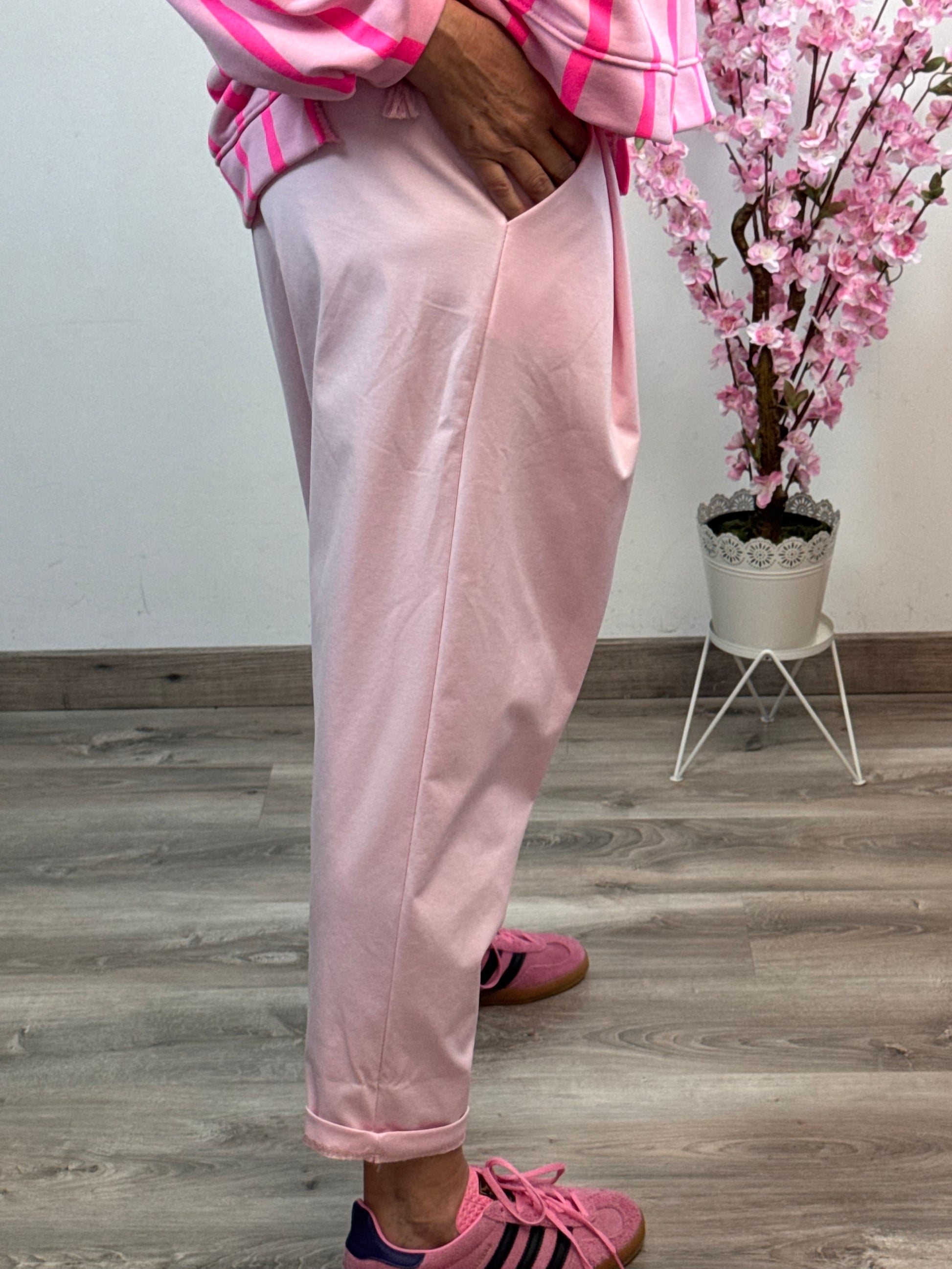 Pantalon saroual rose
