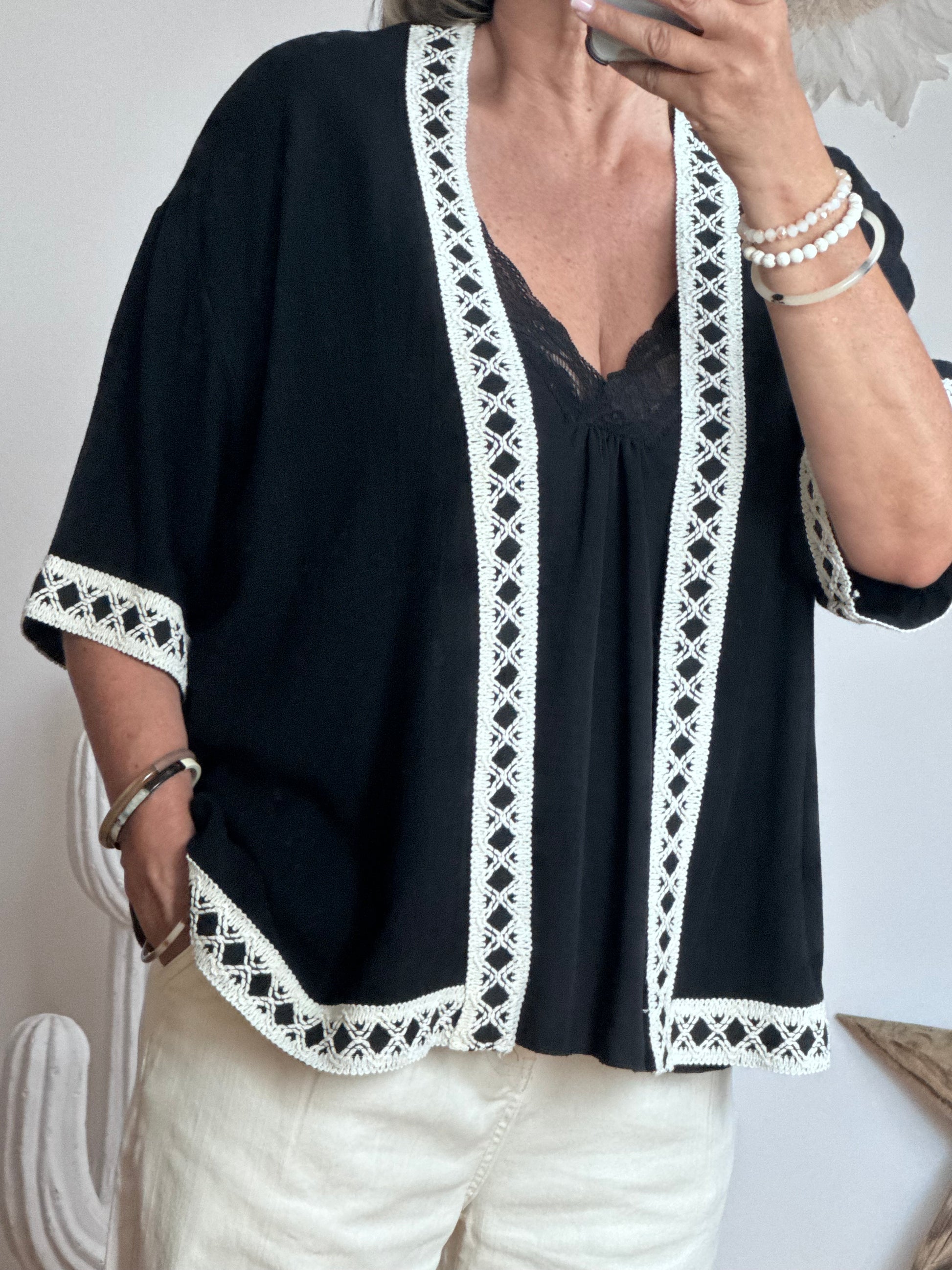 Veste noire Juliette