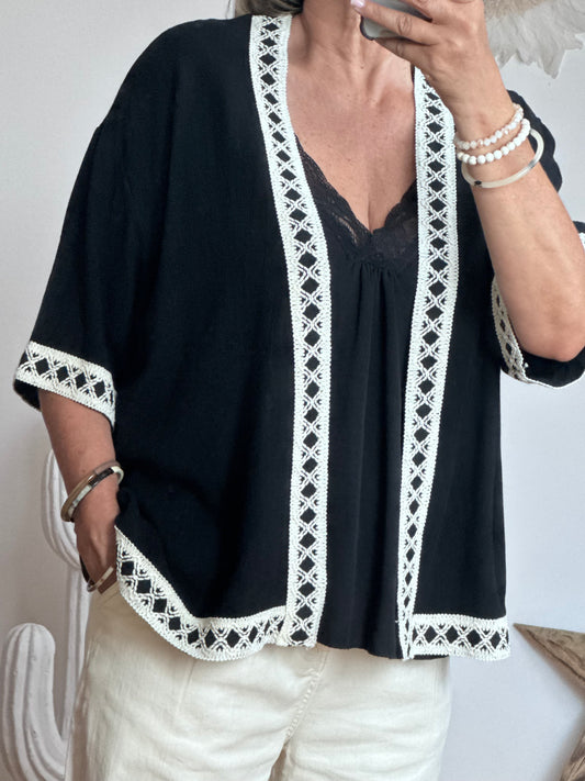 Veste noire Juliette
