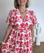 Robe iris dos cœur dentelle