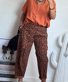 Blouse jolie forme terracotta